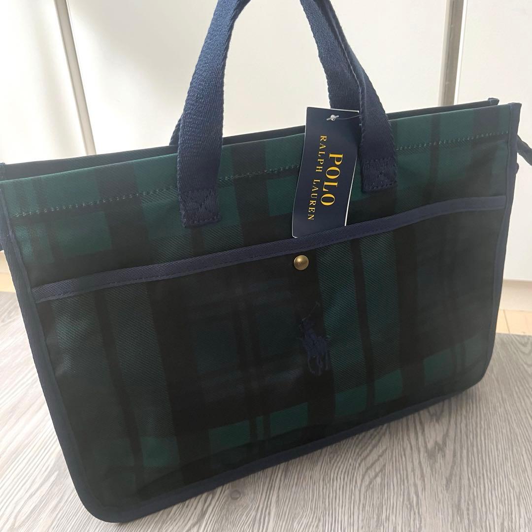 新品タグ付き　ポロ　ラルフローレン　プラッド オックスフォード ダッフル