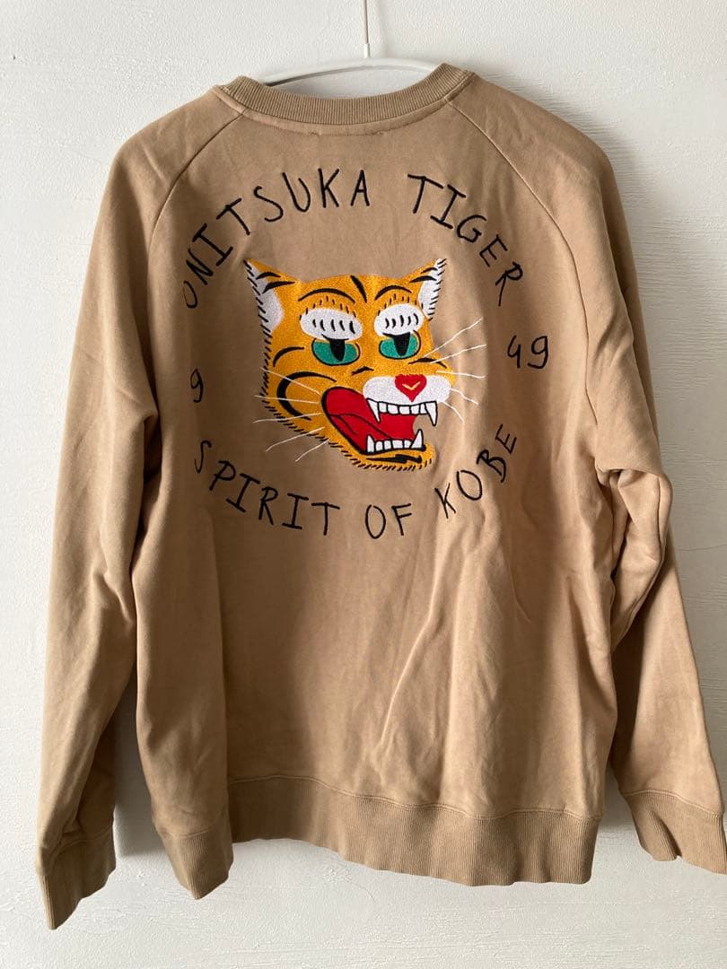 オニツカタイガー スウェット トレーナー オーバーサイズ 虎 刺繍