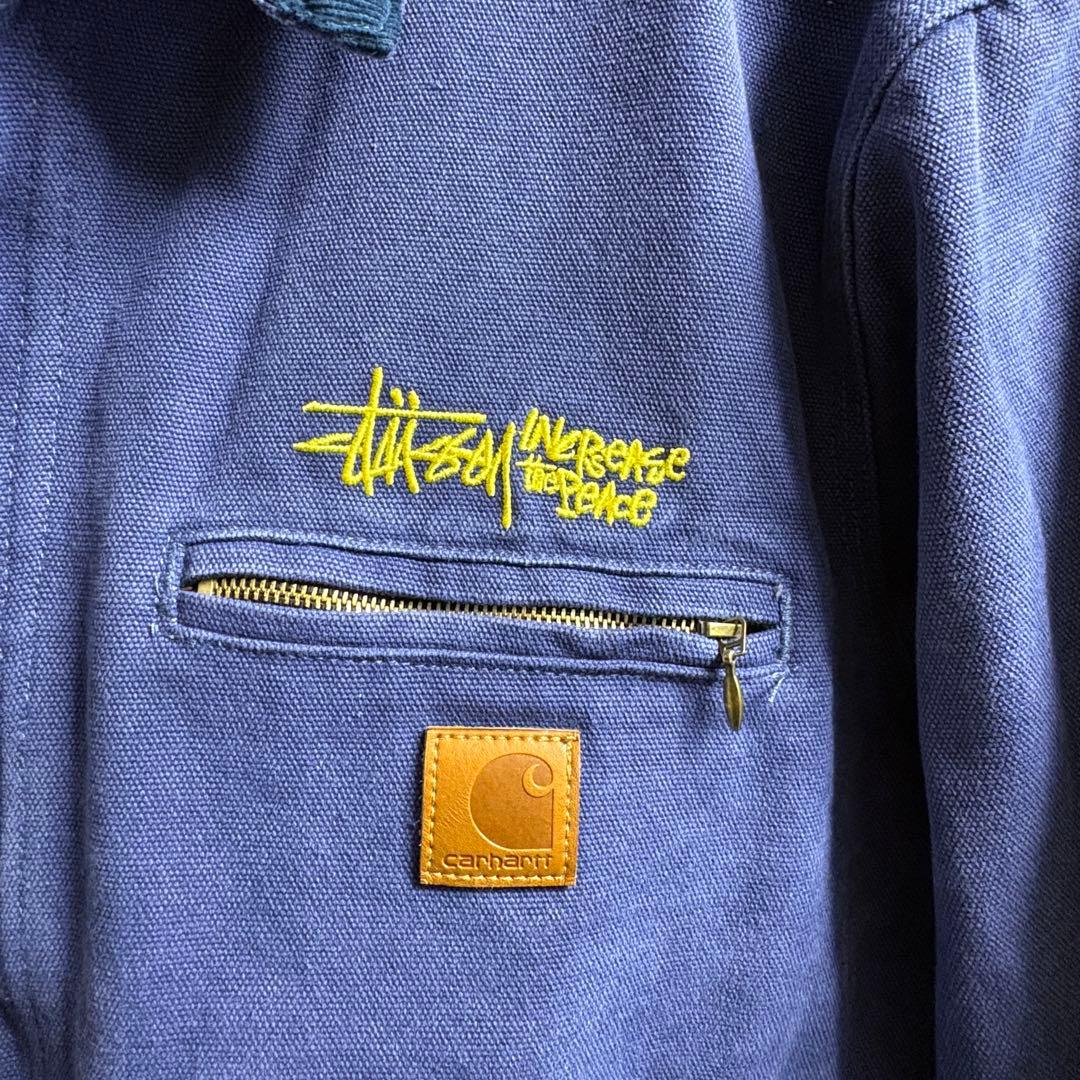 stussy × carhartt ジャケット