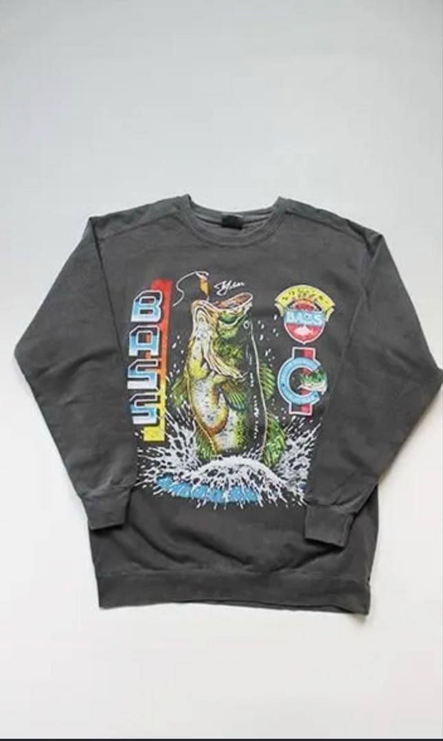 ツリジャンキー VINTAGE BASS CREW SWEAT