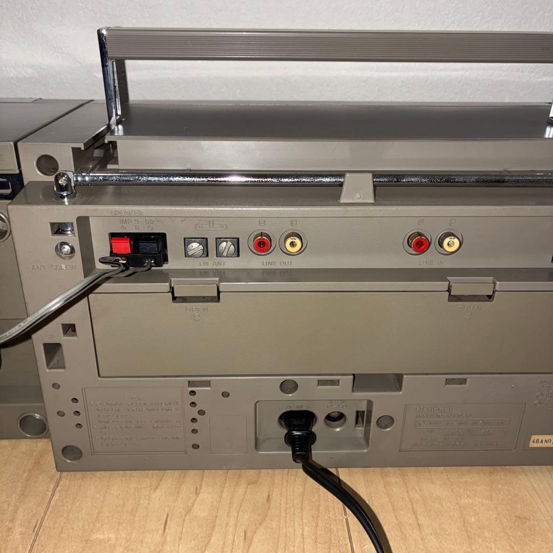 貴重　動作品　National RX-C46 ポータブルステレオコンポ