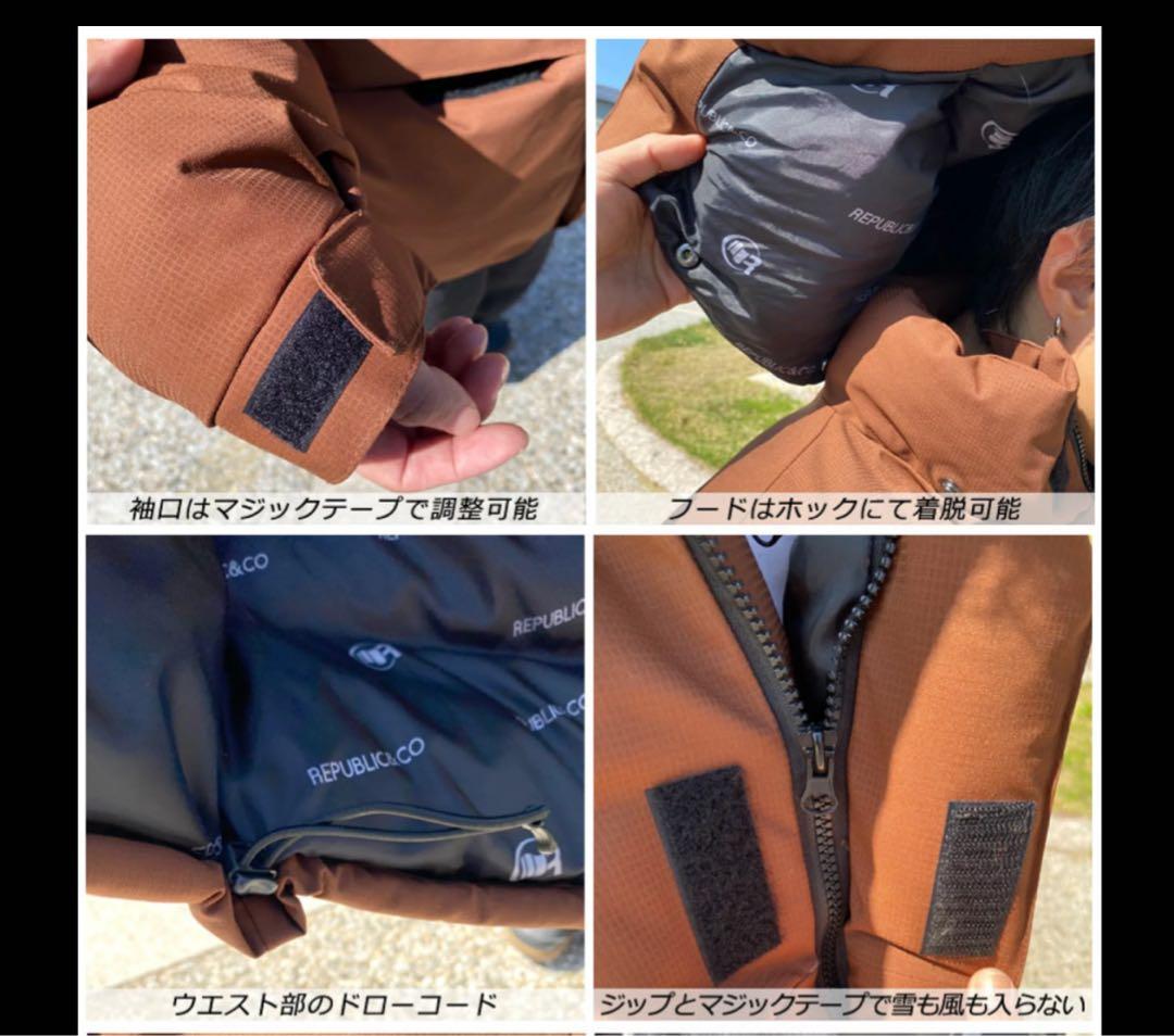 REPUBLIC &CO リパブリック ダウンジャケット ブラック XL メンズ
