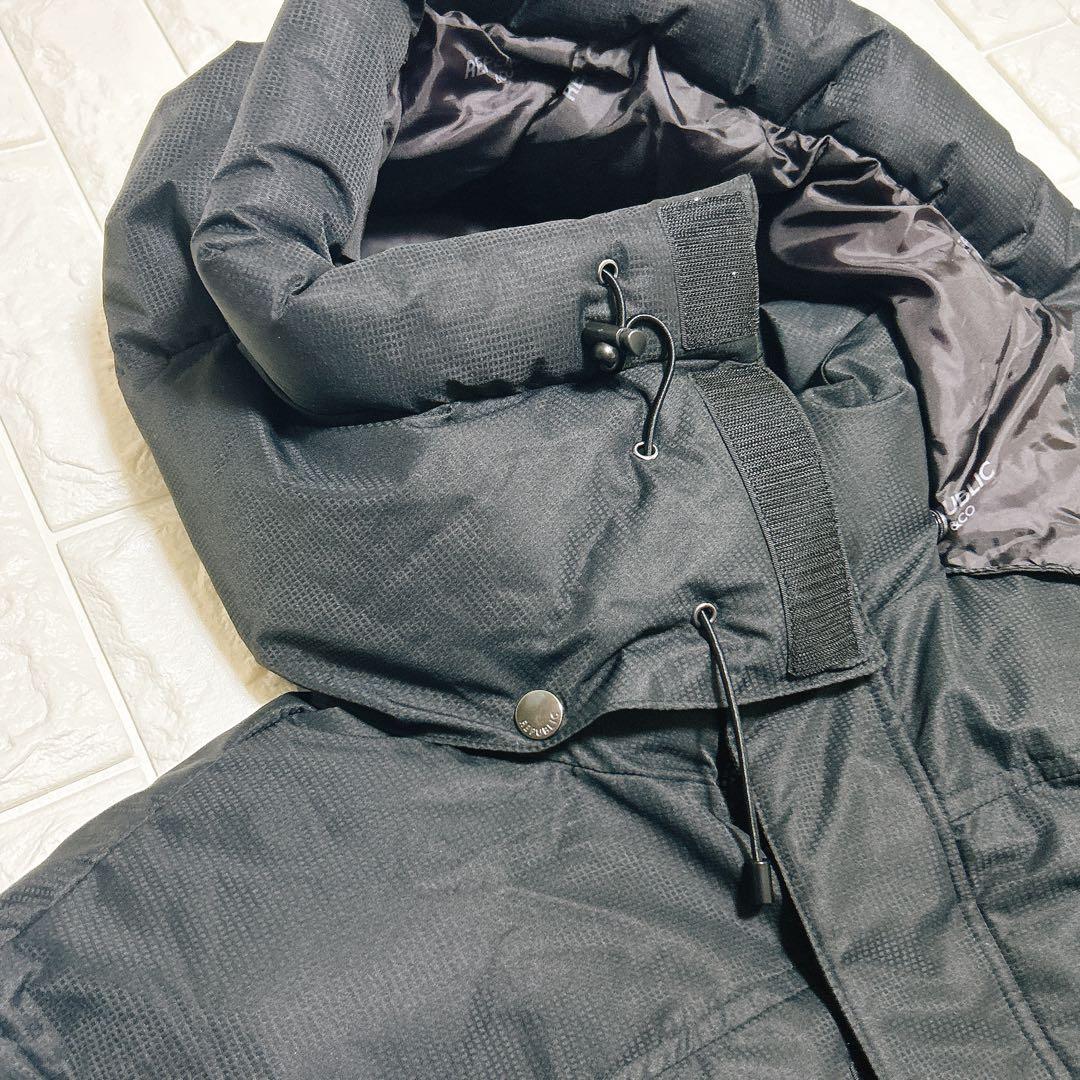 REPUBLIC &CO リパブリック ダウンジャケット ブラック XL メンズ