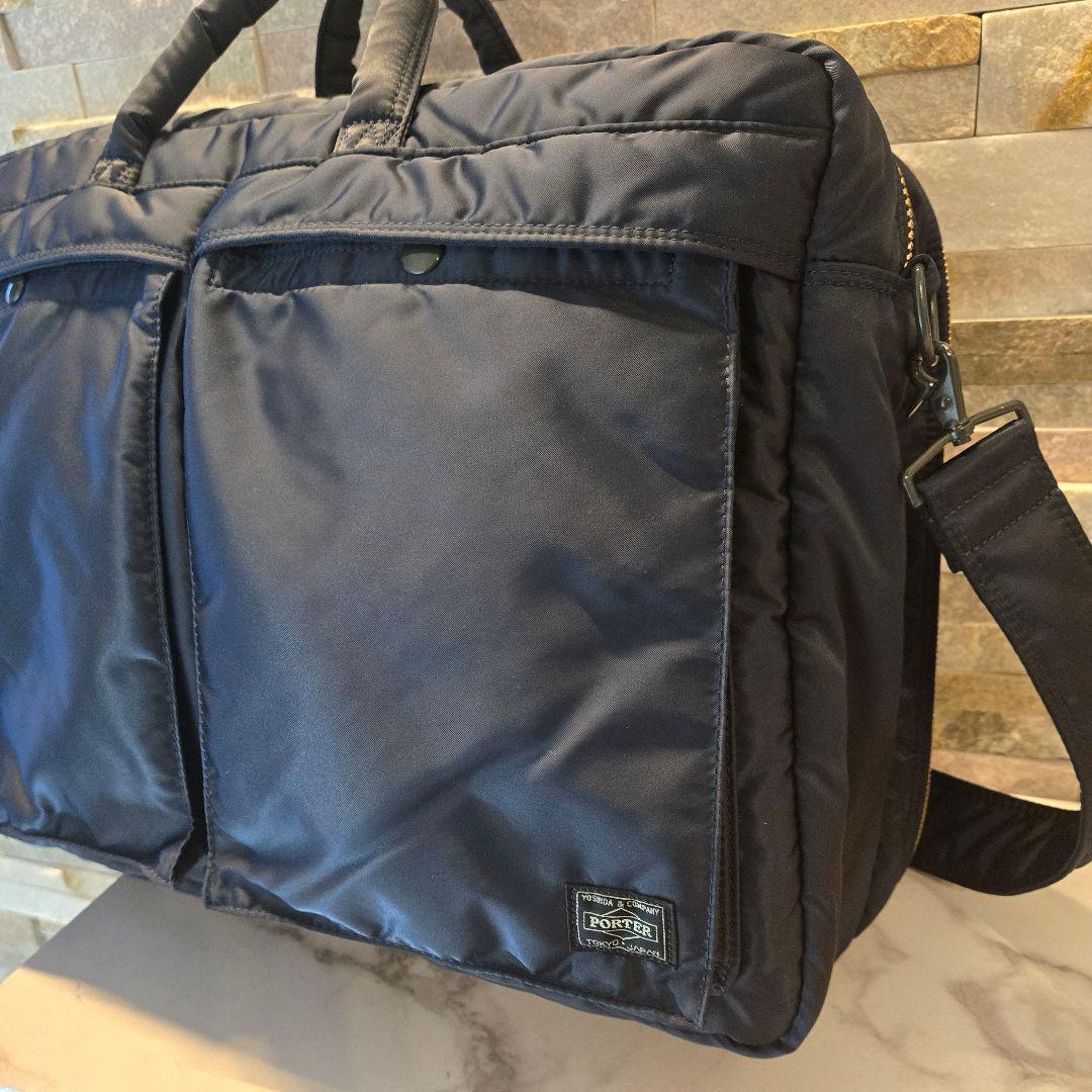 極美品　PORTER ポーター　タンカー　2way　ショルダーバッグ　ネイビー
