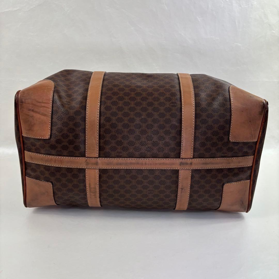 CELINE ブラウンレザーボストンバッグ