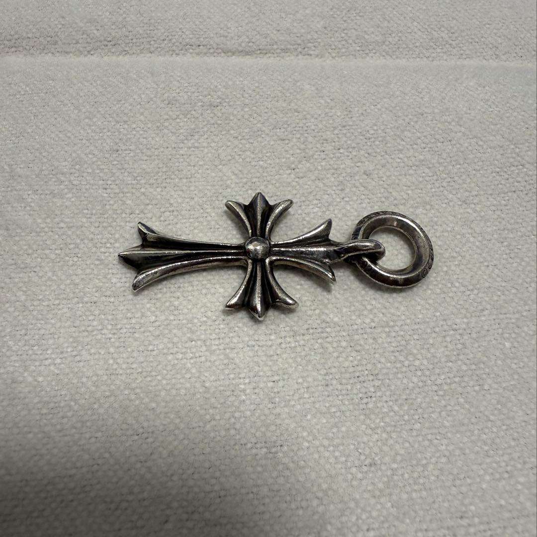 極美品　インボイス原本　TINY CH CROSS/タイニーCHクロス　クロム