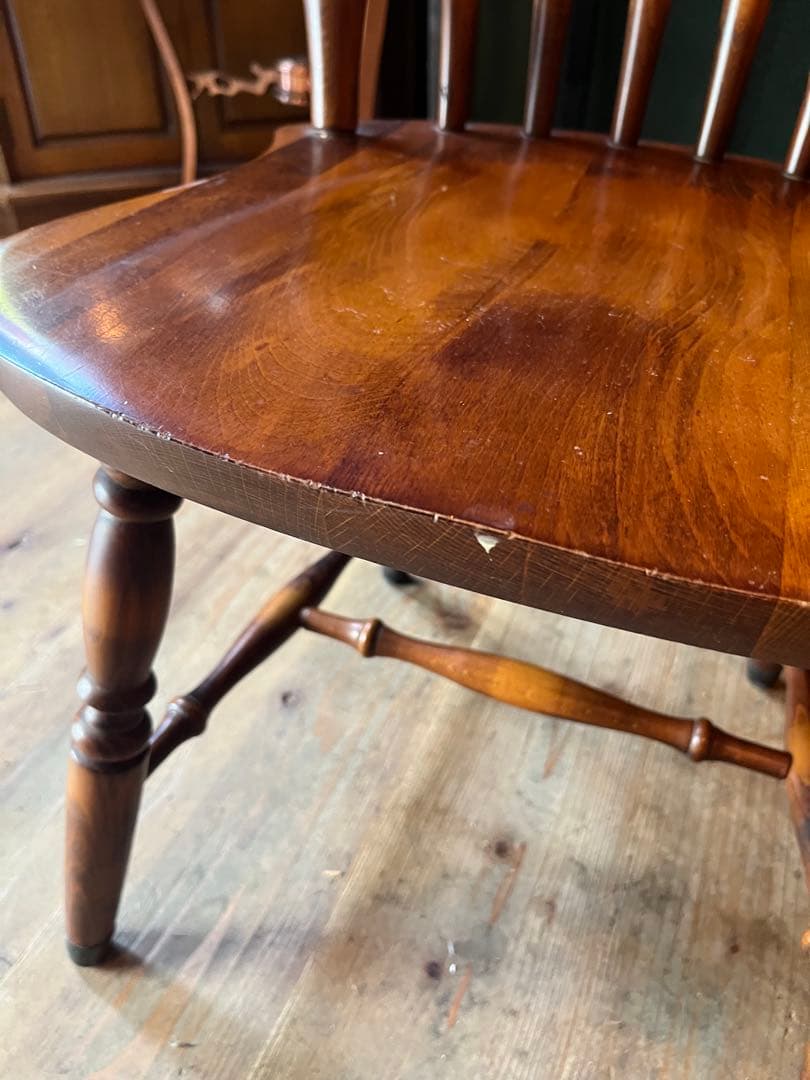 ② ウィンザーチェア インテリア 椅子 昭和レトロ