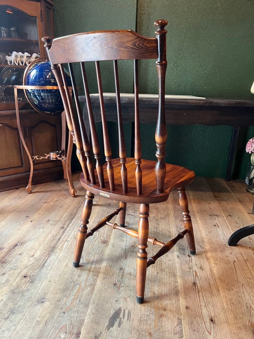 ② ウィンザーチェア インテリア 椅子 昭和レトロ