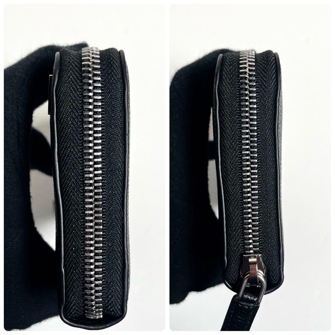 【新品未使用・付属品完備✨】現行モデル プラダ トライアングル 長財布 黒