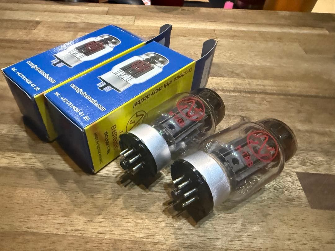 KT88 JJ クリア 2本マッチドペア　真空管 中古美品