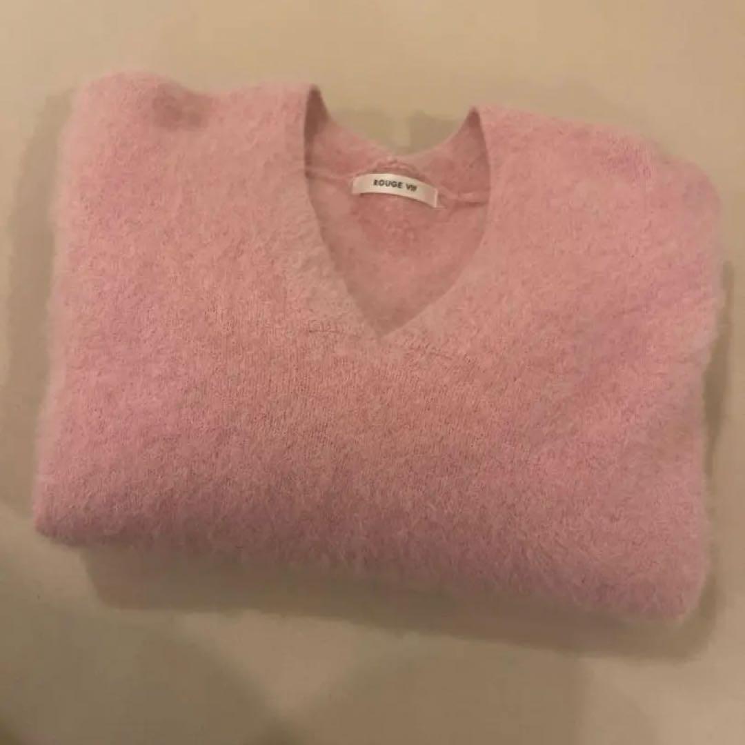 Rouge vif la cle FOX カシミア ニット