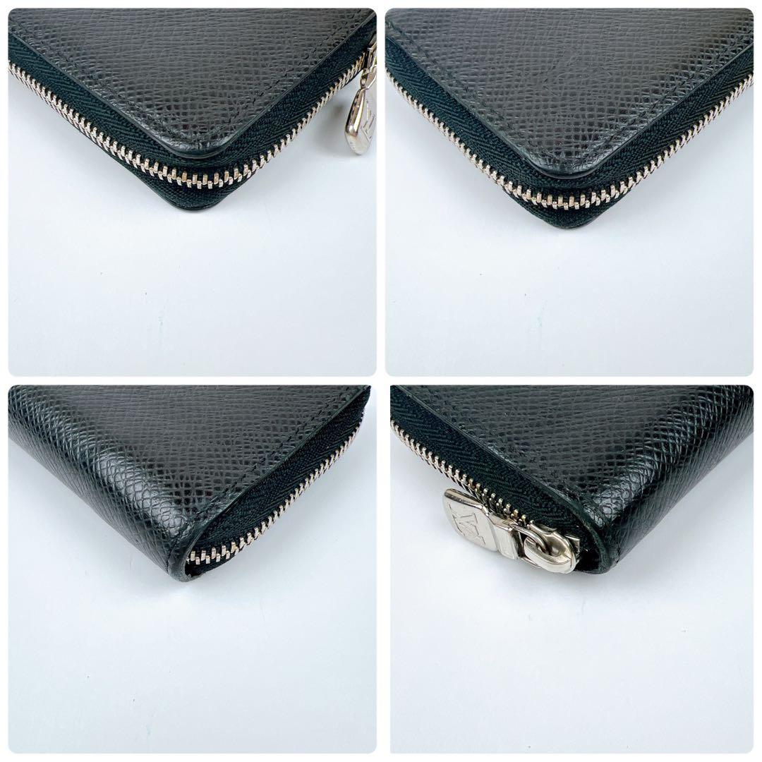 未使用保管品 ルイヴィトン タイガ ジッピーパース ブラック ケース