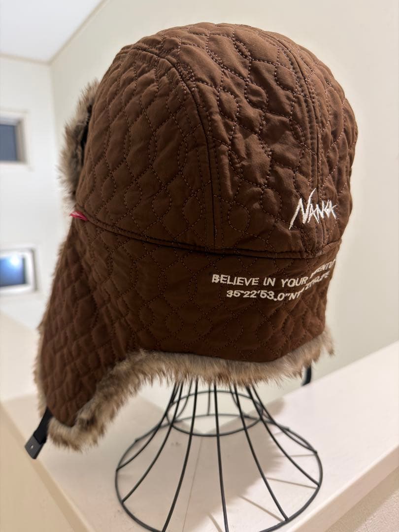 「NANGA × CLEF」キルティング パイロットキャップ