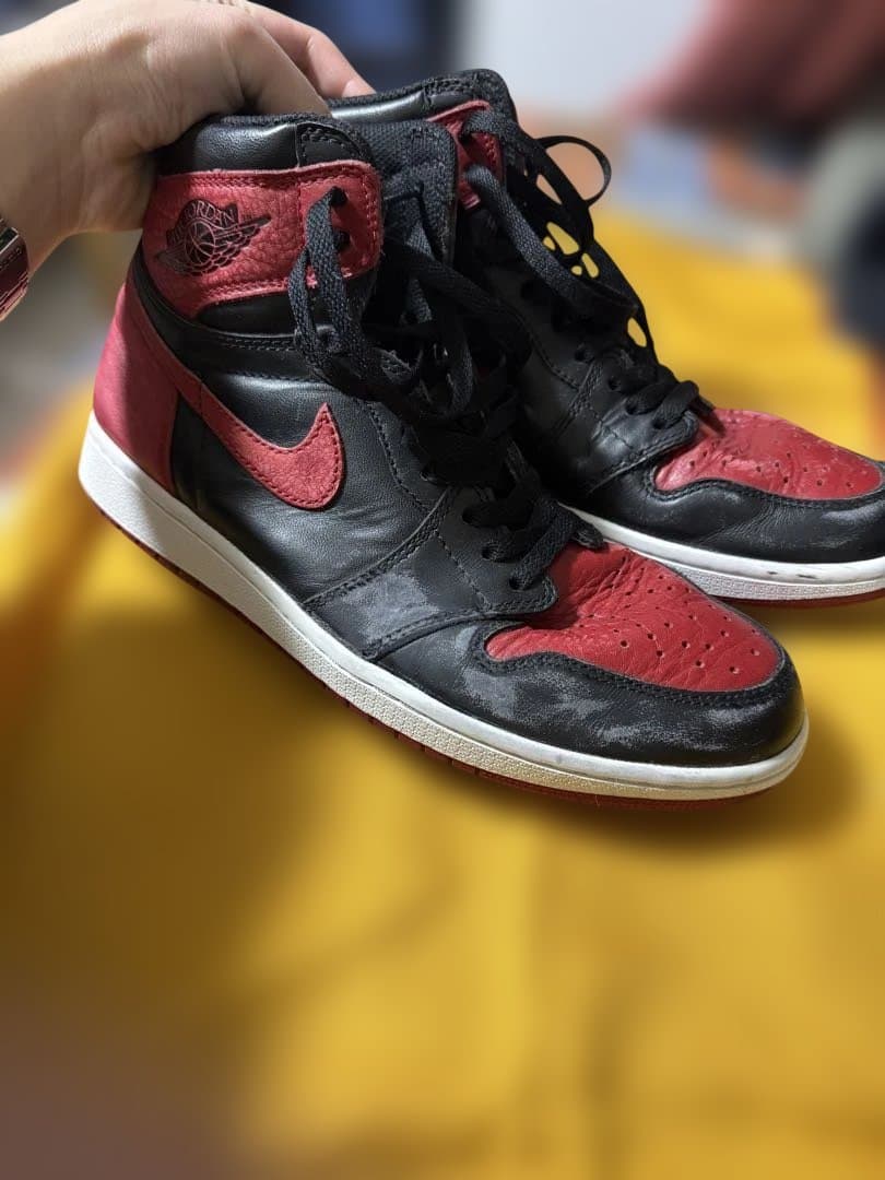 靴 Nike AirJordan1 Retro High OG Bred 2018