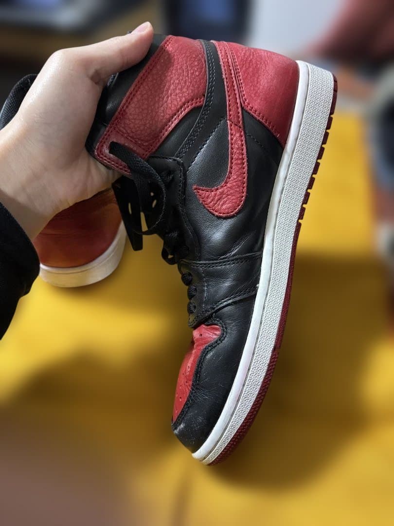 靴 Nike AirJordan1 Retro High OG Bred 2018