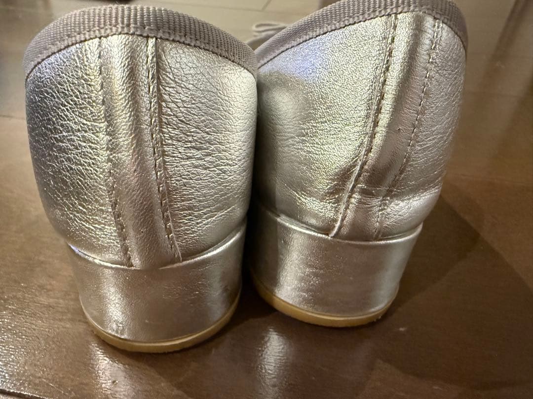 美品　Letetto レペット カミーユ シルバー 36.5 23.5cm