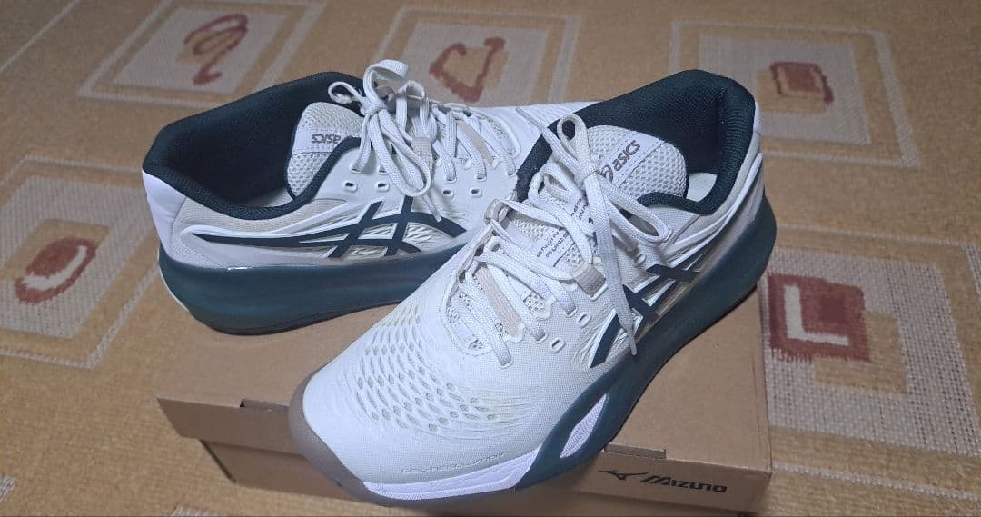 t*5様 アシックスGEL-RESOLUTION X 26.5㎝ ホワイト&グリ