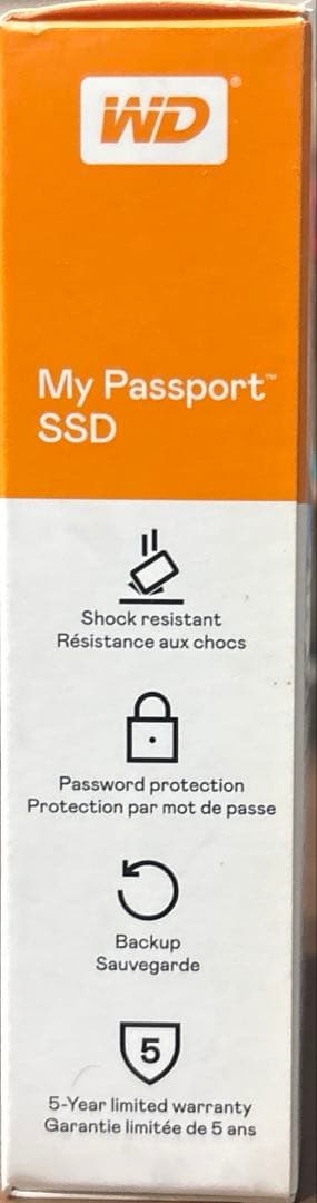 外付けハードディスク・ドライブ MY Passport SSD 1TB