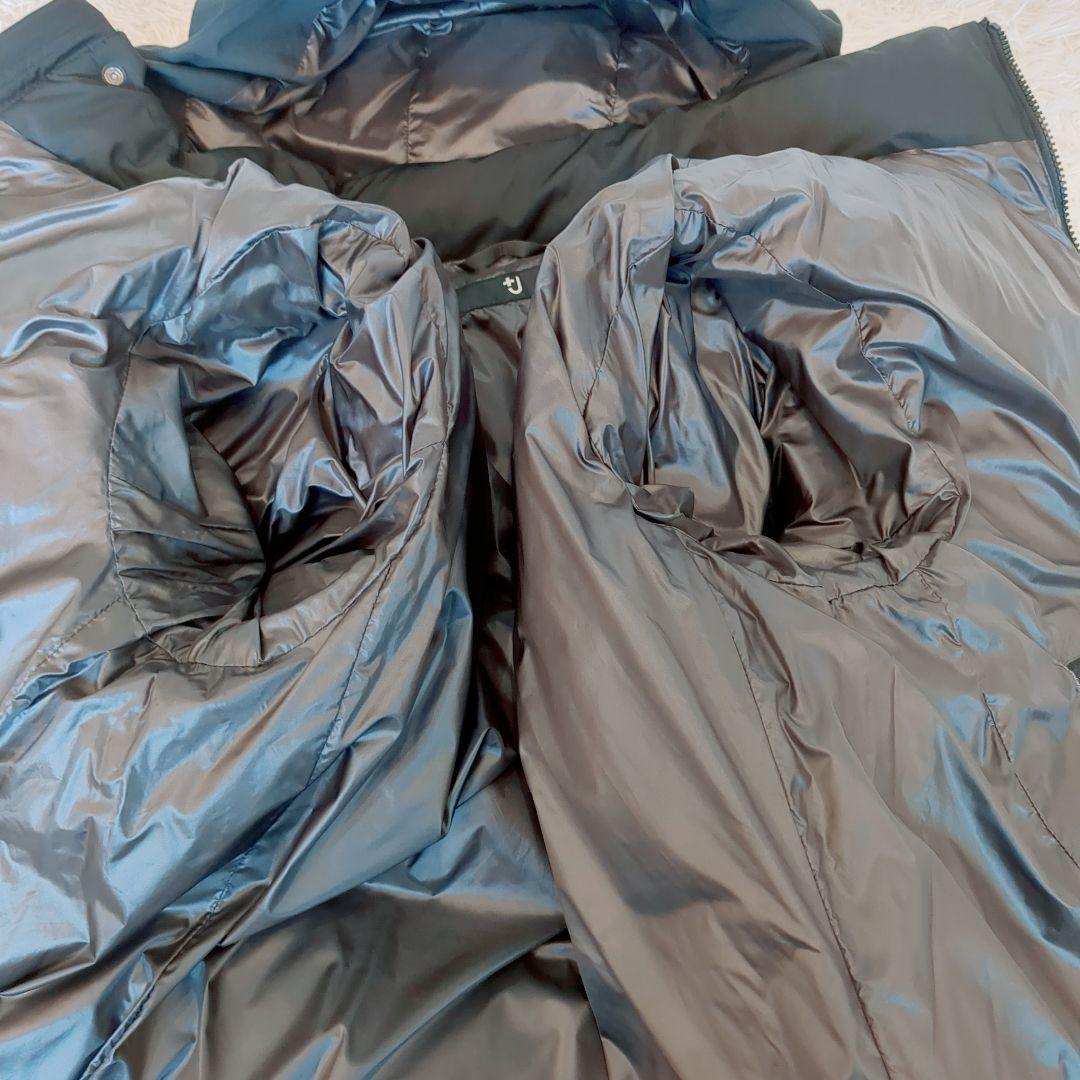 極美品✨️UNIQLO ＋J ダウンオーバーサイズパーカー　黒　L　ジルサンダー