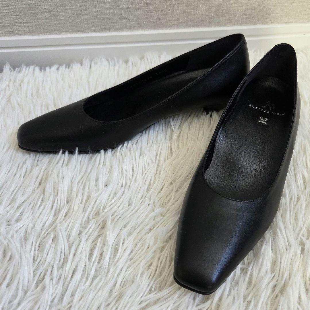 未使用級　ワコール　サクセスウォーク　スクエアトゥ　3.5cm 冠婚葬祭