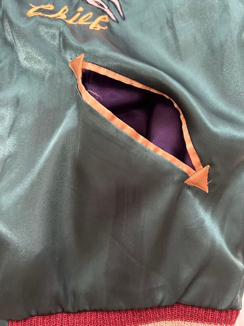 テーラー東洋 TT11381 舞妓×CHIEFリバーシブルスカジャン Mサイズ