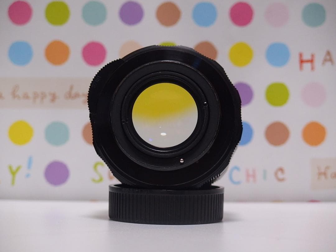 Super Takumar 55mm F1.8 EOS Mマウントアダプター付