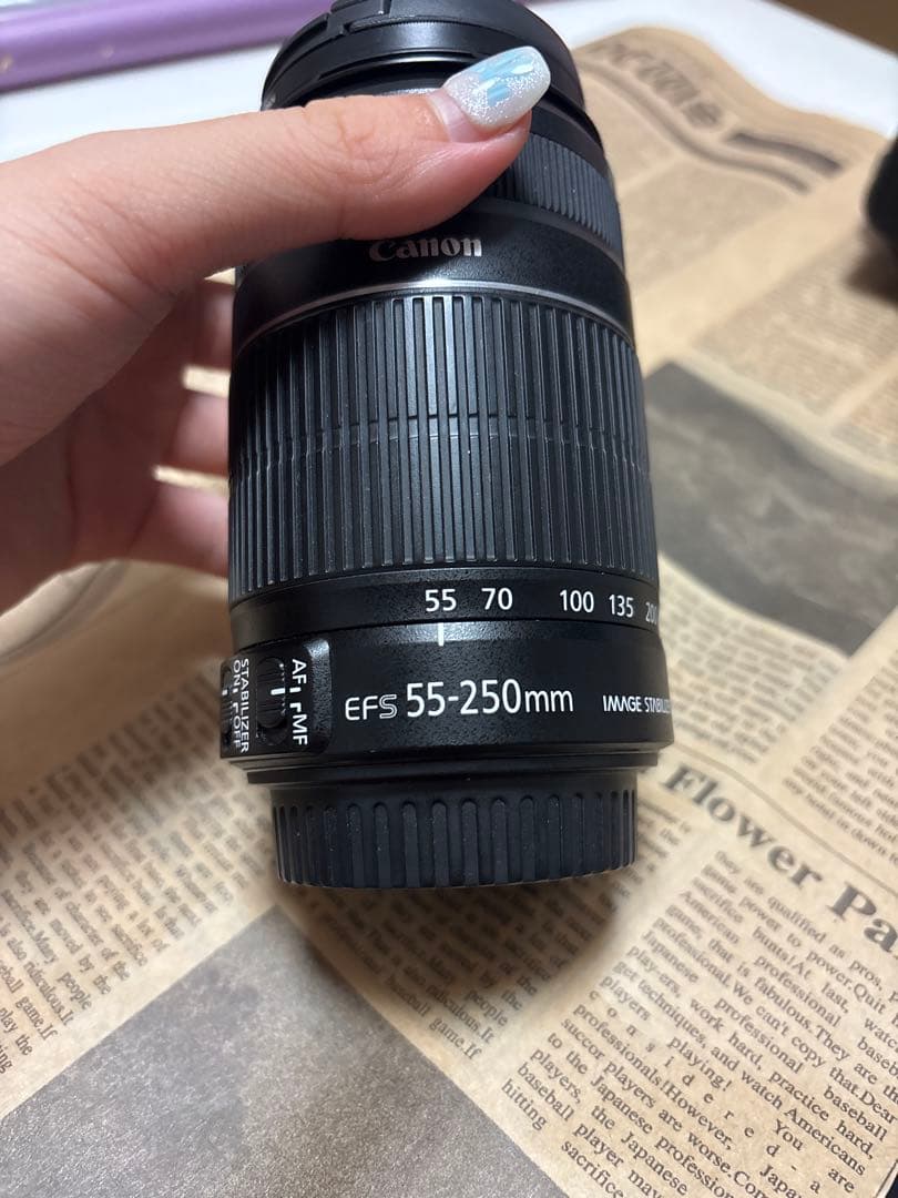 CanonEOSKissX7本体EF-S55-250mmレンズ