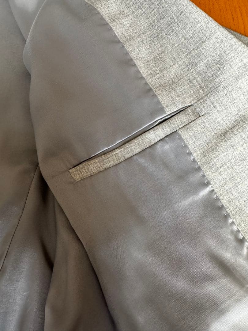 theory luxe グレー ビジネスジャケット、パンツセット