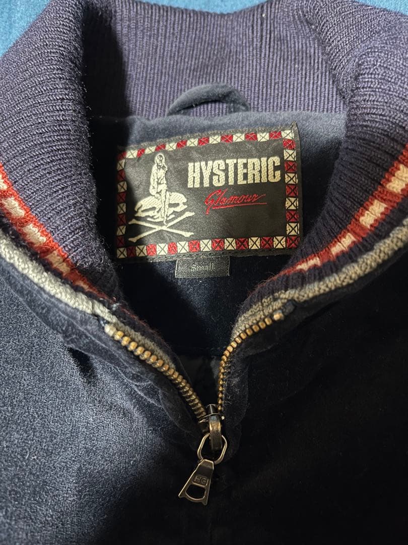 ヒステリックグラマー ベロア ジャケット　刺繍