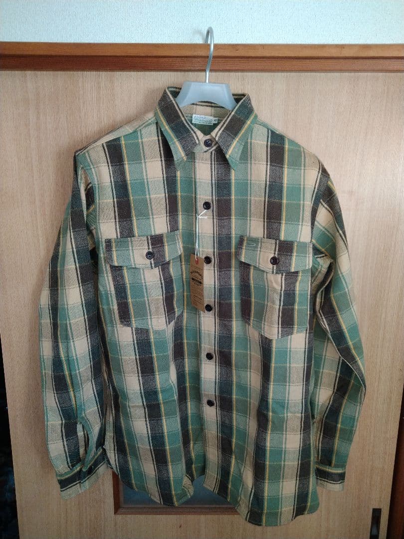 新品未使用 ウエアハウス 今季完売 XL 3022 ネルシャツ H柄