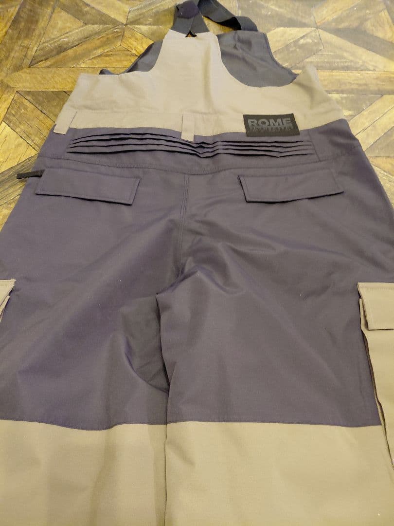 ROME スノーボード　ビブ　パンツ　Mサイズ　ブラウンベージュ