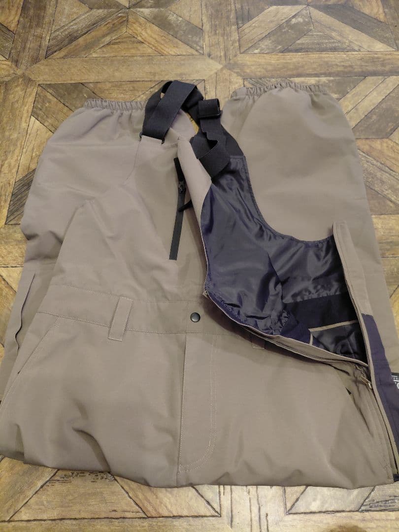 ROME スノーボード　ビブ　パンツ　Mサイズ　ブラウンベージュ