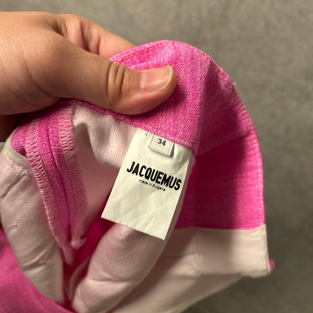 美品　ジャックムス　パンツ　34 ピンク　ワイドパンツ