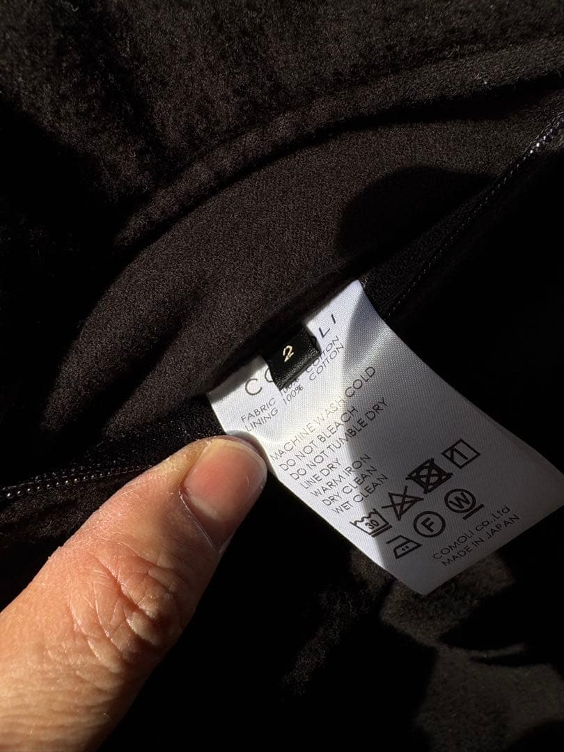 COMOLI モールスキンジップショートジャケット 24AW サイズ2