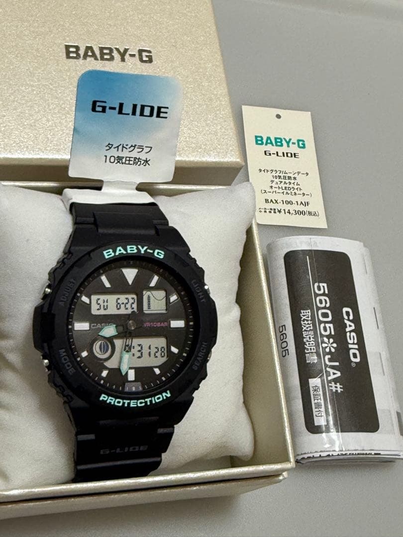 あいCASIO BABY-G BAX-100-1AJF ブラック　新品