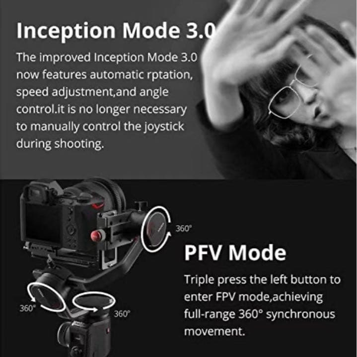 MOZA Aircross 2 スタビライザー ジンバル カメラ専用