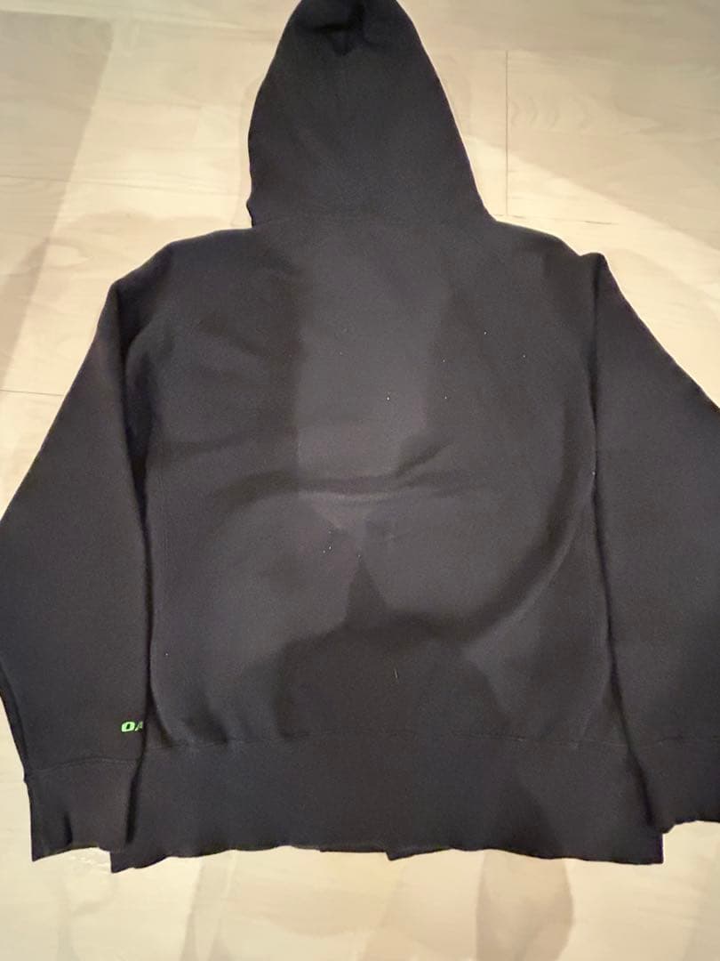 値下げ可oakley ボタンダウンパーカー　フーディ 00s 90s ブラック