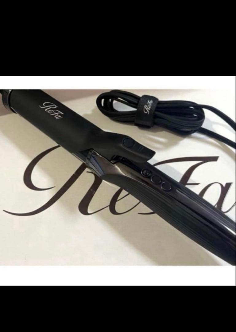 リファ カールアイロンプロ (コテ)ブラック 38mm 美品