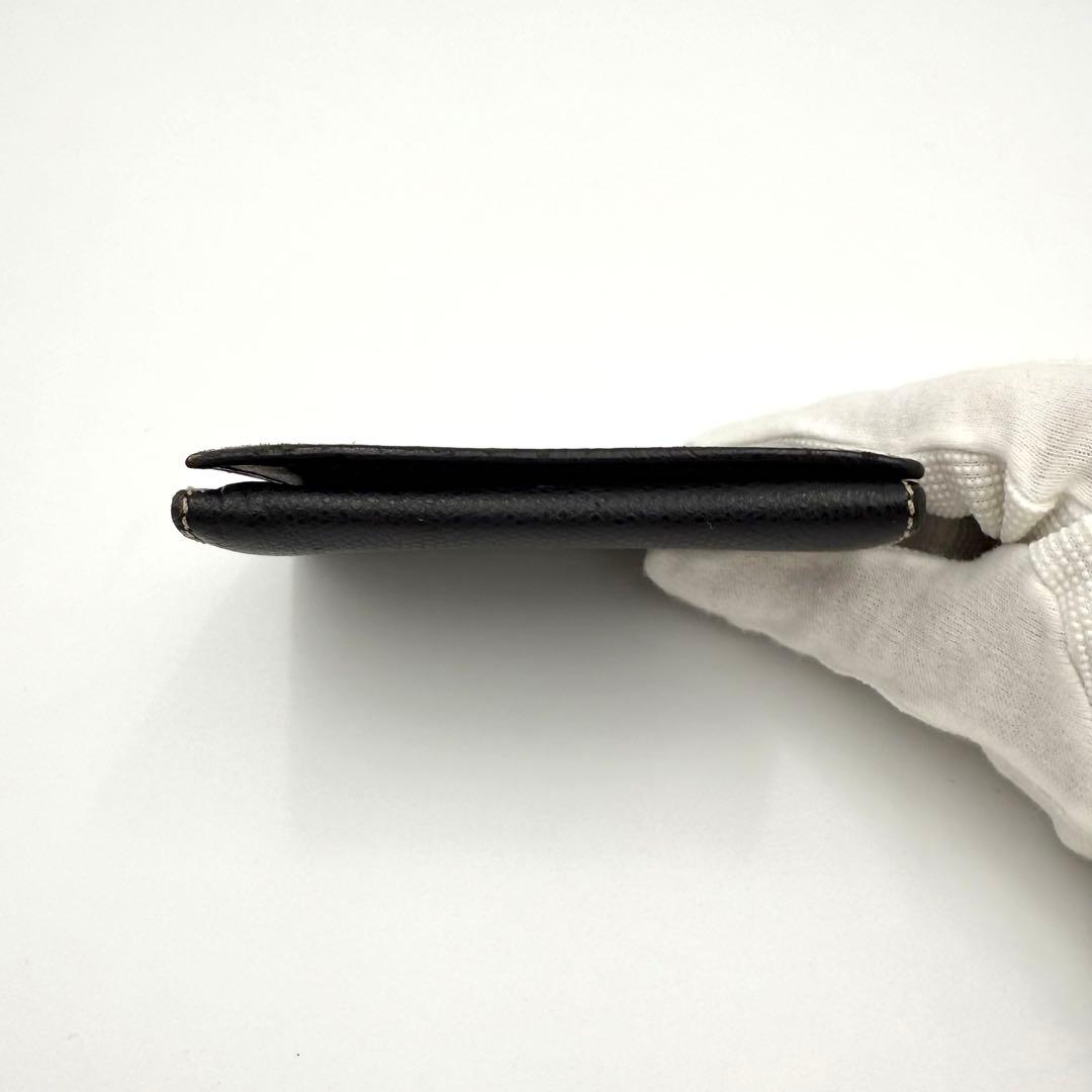 ロエベ カードケース フラグメントケース 名刺入れ　アナグラム レザー ブラック