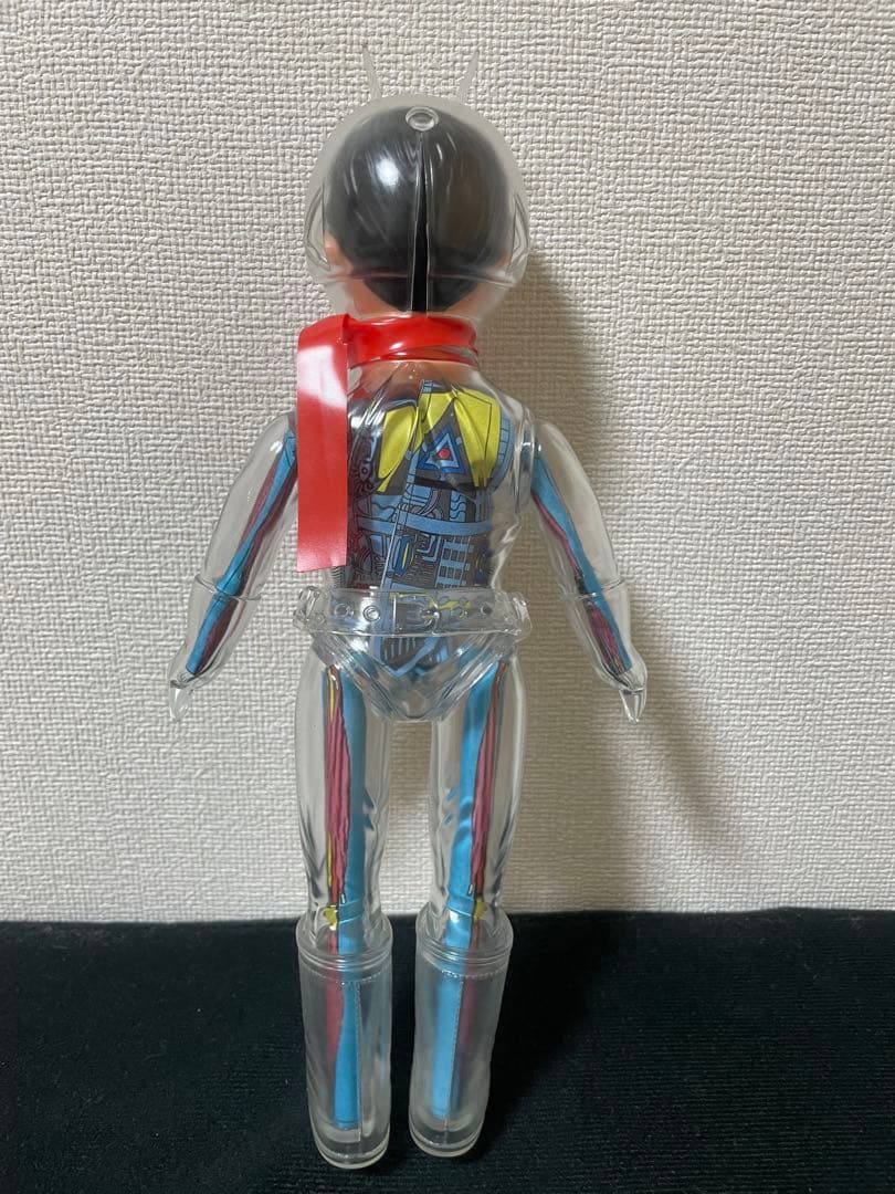 仮面ライダー　スケルトン　パチ　ソフビ　無版権