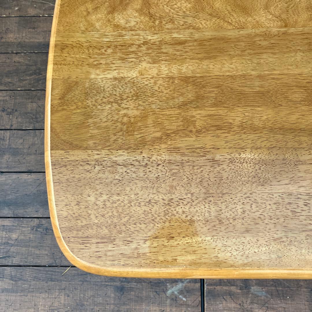 E-2 天然木製 折りたたみローテーブル ちゃぶ台 座卓 センターテーブル