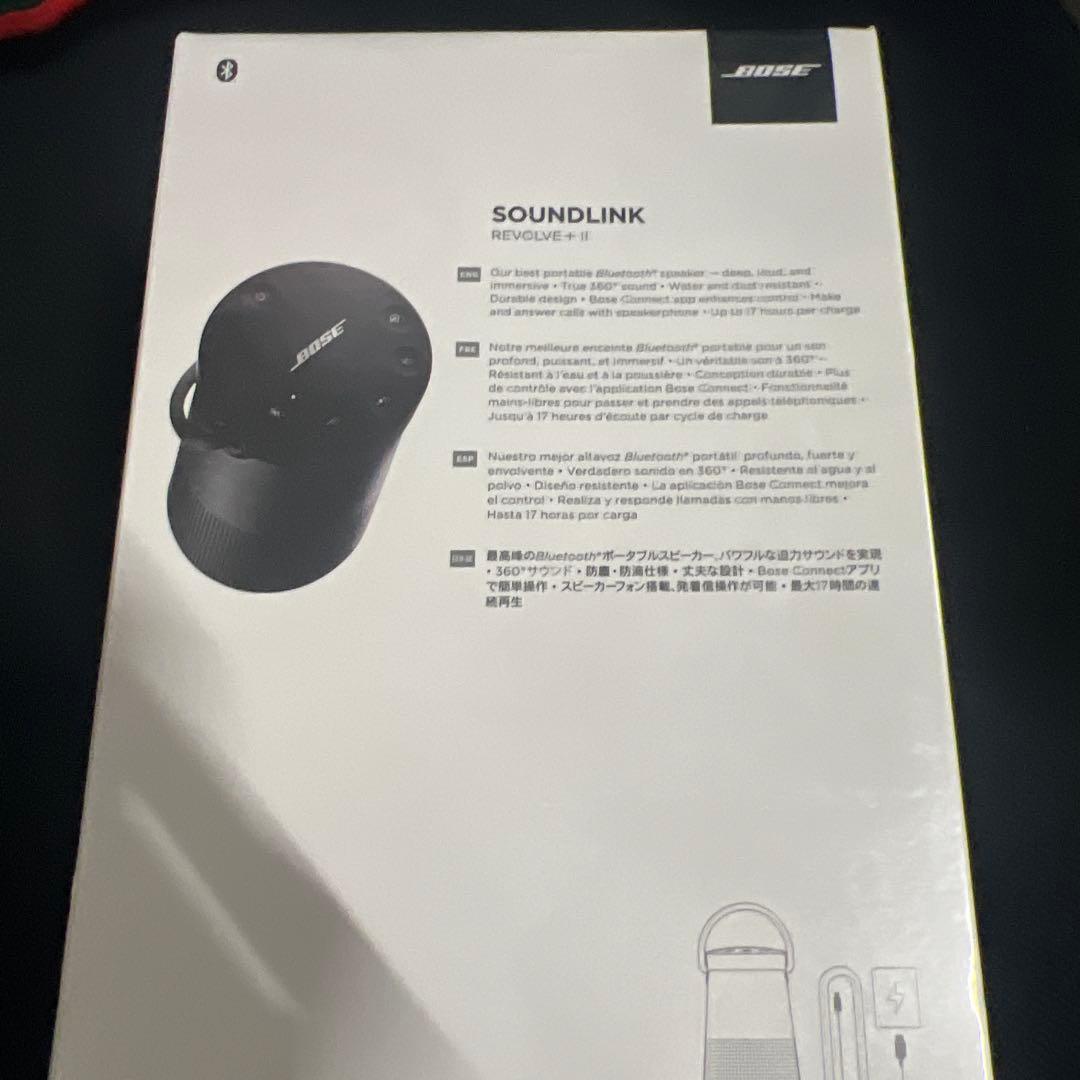 【新品未開封】Bose SoundLink Revolve+ II ブラック