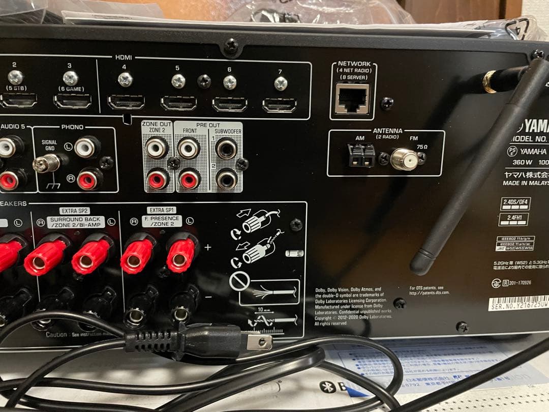 YAMAHA RX-V6A AVアンプ 未使用品 付属品完備