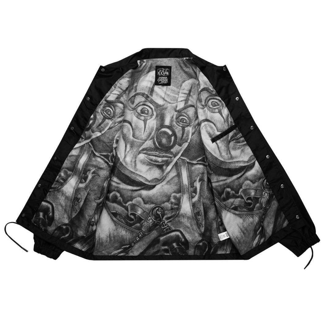 PRO CLUB Mr.Cartoon ナイロンジャケット ブラック