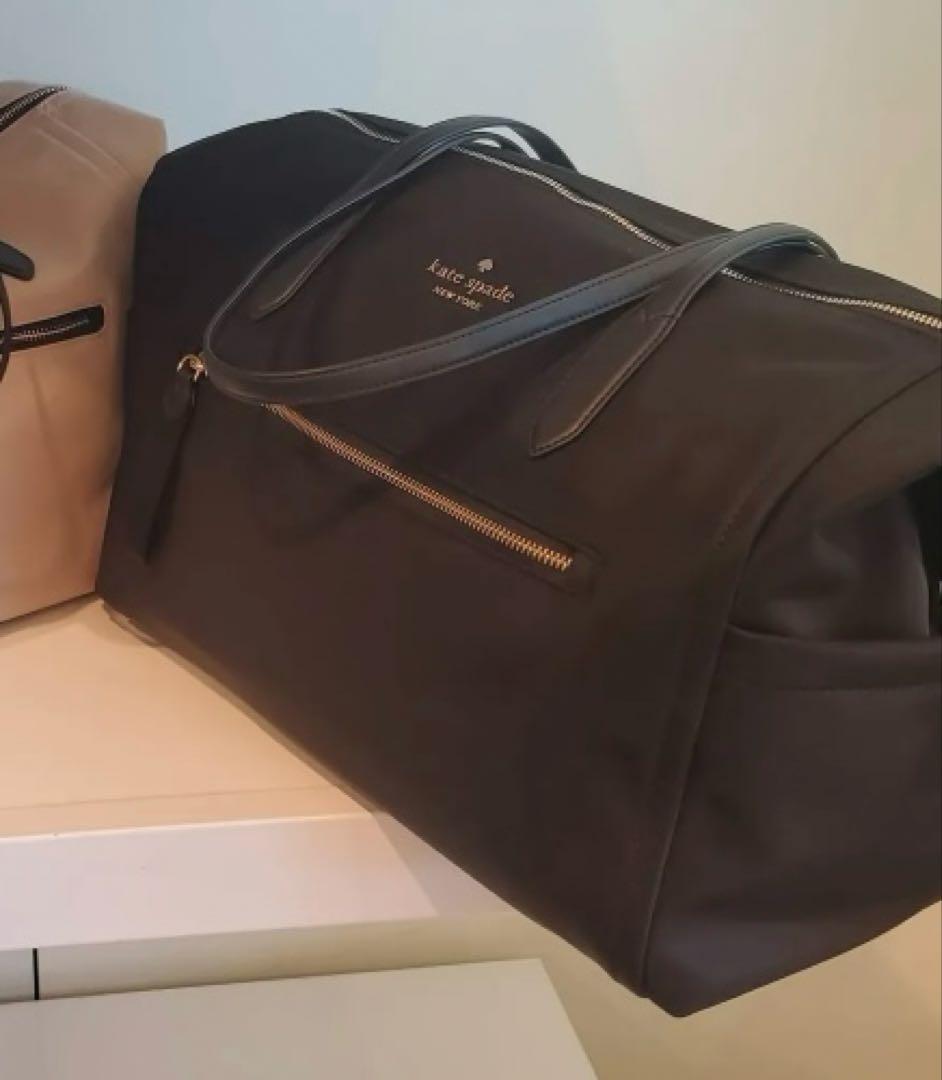 タイムセール！ビッグサイズ！kate spade ブラックボストンバッグ