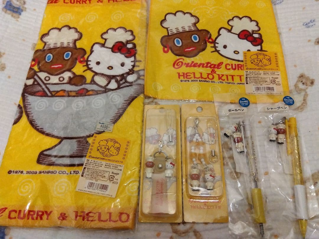 オリエンタルカレー ハローキティ ストラップ ボールペン タオル まとめ売り