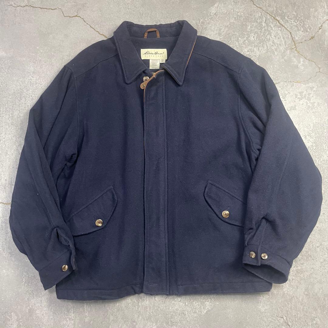 Eddie Bauer USA製 Melton Flight jacket