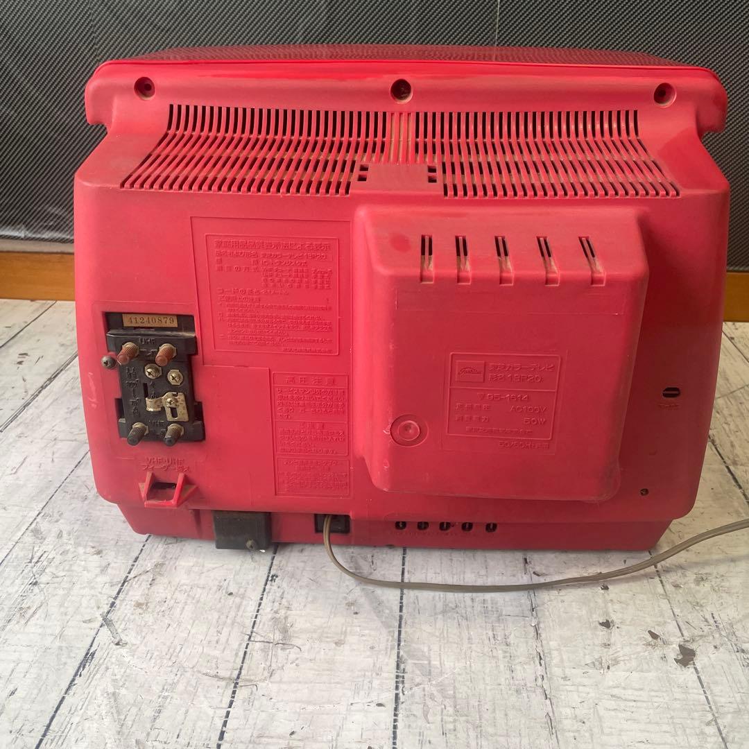 TOSHIBA BLACKSTRIPE レトロブラウン管テレビ 13P20