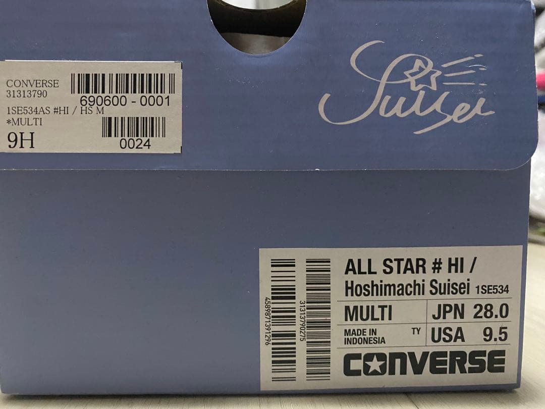 ホロライブ 星街すいせい CONVERSE ALL STAR HI 28