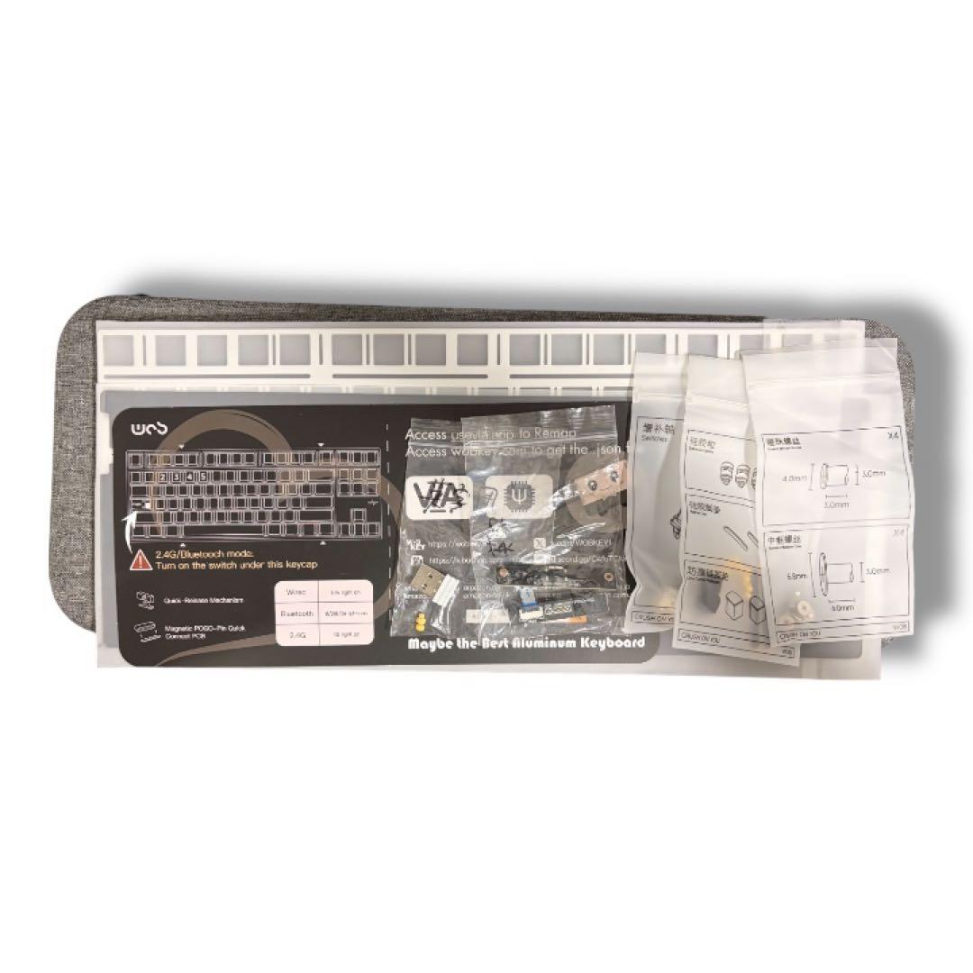 【日本語配列キット付き】WOBKEY Crush 80 Pro Navy